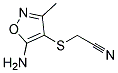(9ci)-[(5-氨基-3-甲基-4-異噁唑基)硫代]-乙腈結(jié)構(gòu)式_140455-00-1結(jié)構(gòu)式