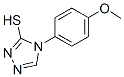 4-(4-甲氧基苯基)-4H-[1,2,4]噻唑-3-硫醇結(jié)構(gòu)式_14132-86-6結(jié)構(gòu)式