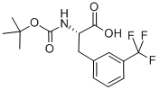 BOC-L-3-Trifluoromethylphe Structure,142995-31-1Structure
