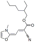 alpha-氰基-4-(3-甲基噁唑啉-2-亞基)巴豆酸-2-乙基己酯結(jié)構(gòu)式_143269-64-1結(jié)構(gòu)式