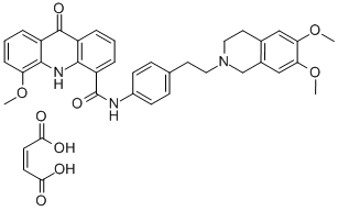 N-[4-[2-(3,4-二氫-6,7-二甲氧基-2(1h)-異喹啉)乙基]苯基]-9,1結(jié)構(gòu)式_143851-84-7結(jié)構(gòu)式