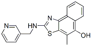 4-甲基-2-[(3-吡啶甲基)氨基]-萘并[1,2-d]噻唑-5-醇結(jié)構(gòu)式_145096-28-2結(jié)構(gòu)式