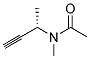 (s)-(9ci)-n-甲基-n-(1-甲基-2-丙炔)-乙酰胺結(jié)構(gòu)式_145679-21-6結(jié)構(gòu)式