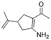 (9ci)-1-[2-氨基-4-(1-甲基乙烯)-1-環(huán)戊烯-1-基]-乙酮結(jié)構(gòu)式_145696-97-5結(jié)構(gòu)式