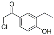 (9ci)-2-氯-1-(3-乙基-4-羥基苯基)-乙酮結(jié)構(gòu)式_145736-97-6結(jié)構(gòu)式