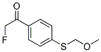 (9ci)-2-氟-1-[4-[(甲氧基甲基)硫代]苯基]-乙酮結(jié)構(gòu)式_146335-13-9結(jié)構(gòu)式