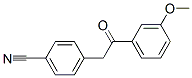 4-[2-(3-甲氧基苯基)-2-氧代乙基]苯甲腈結(jié)構式_146653-57-8結(jié)構式