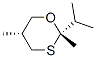 1,3-Oxathiane,2,5-dimethyl-2-(1-methylethyl)-,cis-(9ci)Structure,147354-45-8Structure 1,3-Oxathiane,2,5-dimethyl-2-(1-methylethyl)-,cis-(9ci) Structure,147354-45-8Structure