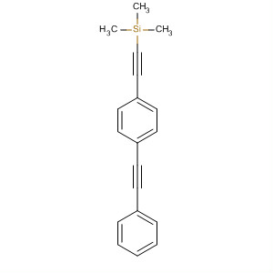 1-(2-苯基乙炔)-4-[2-(三甲基甲硅烷基)乙炔]苯結構式_147492-76-0結構式
