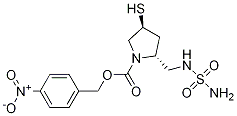 (2R,4S)-4-硝基4-疏基-2-((磺?；被?甲基)吡咯烷-1-羧酸芐酯結(jié)構(gòu)式_148017-03-2結(jié)構(gòu)式