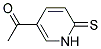 (9ci)-1-(1,6-二氫-6-硫氧代-3-吡啶)-乙酮結(jié)構式_149530-83-6結(jié)構式