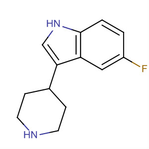 5-氟-3-(哌啶-4-基)-1H-吲哚結(jié)構(gòu)式_149669-43-2結(jié)構(gòu)式
