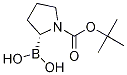(R)-1-(叔丁氧基羰基)吡咯烷-2-基硼酸結(jié)構(gòu)式_149716-78-9結(jié)構(gòu)式