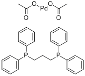 Diacetato 1,3-bis(diphenyl phosphino) propane palladium (ii) Structure,149796-59-8Structure
