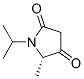 (s)-(9ci)-5-甲基-1-(1-甲基乙基)-2,4-吡咯烷二酮結(jié)構(gòu)式_150884-73-4結(jié)構(gòu)式