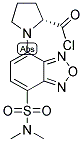 (R)-(+)-4-(N,N-二甲基氨基磺?；?-7-(2-氯甲酰基吡咯烷-1-基)-2,1,3-苯噁二唑結(jié)構(gòu)式_150993-62-7結(jié)構(gòu)式