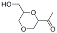 (9ci)-1-[6-(羥基甲基)-1,4-二噁烷-2-基]-乙酮結(jié)構(gòu)式_151720-02-4結(jié)構(gòu)式