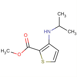 3-(異丙基氨基)噻吩-2-羧酸甲酯結(jié)構(gòu)式_153071-59-1結(jié)構(gòu)式