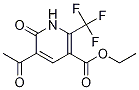 5-乙?；?6-氧代-2-(三氟甲基)-1,6-二氫吡啶-3-羧酸乙酯結(jié)構(gòu)式_154020-54-9結(jié)構(gòu)式