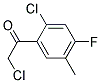 (9ci)-2-氯-1-(2-氯-4-氟-5-甲基苯基)-乙酮結構式_154258-17-0結構式