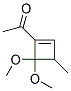 (9ci)-1-(4,4-二甲氧基-3-甲基-1-環(huán)丁烯-1-基)-乙酮結(jié)構(gòu)式_155504-23-7結(jié)構(gòu)式
