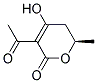 (r)-(9ci)-3-乙?；?5,6-二氫-4-羥基-6-甲基-2H-吡喃-2-酮結(jié)構(gòu)式_155553-70-1結(jié)構(gòu)式