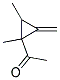 (9ci)-1-(1,2-二甲基-3-亞甲基環(huán)丙基)-乙酮結(jié)構(gòu)式_156541-79-6結(jié)構(gòu)式