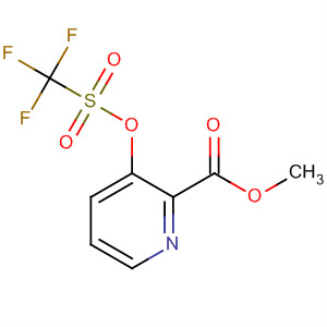 3-(三氟甲基磺酰氧基)-吡啶-2-羧酸甲酯結(jié)構(gòu)式_157865-84-4結(jié)構(gòu)式