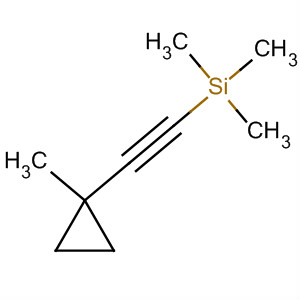1-甲基-1-(三甲基甲硅烷基乙炔)環(huán)丙烷結構式_158362-52-8結構式