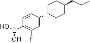 2-氟-4-(4-丙基環(huán)己基)苯硼酸結(jié)構(gòu)式_159119-10-5結(jié)構(gòu)式