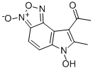 8-乙?；?6-羥基-7-甲基-6H-[1,2,5]噁二唑o[3,4-E]吲哚3-氧化物結(jié)構(gòu)式_159325-85-6結(jié)構(gòu)式