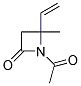 (9ci)-1-乙?；?4-乙烯-4-甲基-2-氮雜啶酮結(jié)構(gòu)式_160291-17-8結(jié)構(gòu)式