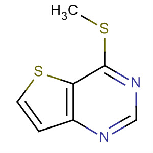 4-(甲基硫代)噻吩并[3,2-d]嘧啶結(jié)構(gòu)式_16229-25-7結(jié)構(gòu)式