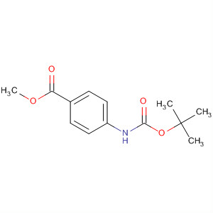4-(叔丁氧基羰基氨基)苯甲酸甲酯結(jié)構(gòu)式_164596-20-7結(jié)構(gòu)式
