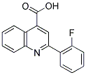 2-(2-氟苯基)-4-喹啉羧酸結(jié)構(gòu)式_1647-89-8結(jié)構(gòu)式