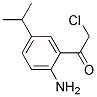 (9ci)-1-[2-氨基-5-(1-甲基乙基)苯基]-2-氯-乙酮結構式_164788-93-6結構式