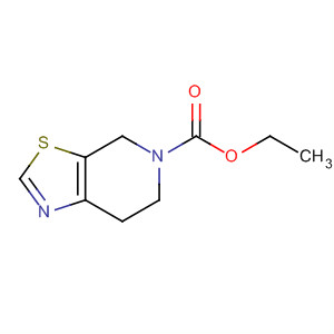 6,7-二氫噻唑并[5,4-c]吡啶-5(4h)-羧酸乙酯結(jié)構(gòu)式_165948-22-1結(jié)構(gòu)式