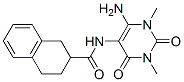 n-(6-氨基-1,2,3,4-四氫-1,3-二甲基-2,4-二氧代-5-嘧啶)-1,2,3,4-四氫-2-萘羧酰胺結構式_166115-77-1結構式