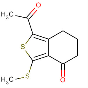 1-乙?；?3-(甲基硫代)-6,7-二氫苯并[c]噻吩-4(5H)-酮結(jié)構(gòu)式_168279-51-4結(jié)構(gòu)式