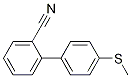 4-(甲基硫代)-[1,1-聯(lián)苯]-2-甲腈結(jié)構(gòu)式_171879-75-7結(jié)構(gòu)式