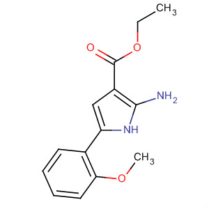 2-氨基-3-乙氧基羰基-5-(2-甲氧基-苯基)-1H-吡咯結(jié)構(gòu)式_173458-96-3結(jié)構(gòu)式