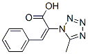 2-(5-甲基-四唑-1-基)-3-苯丙烯酸結(jié)構(gòu)式_1738-50-7結(jié)構(gòu)式
