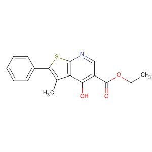 4-羥基-3-甲基-2-苯基噻吩并[2,3-b]吡啶-5-羧酸乙酯結(jié)構(gòu)式_174072-80-1結(jié)構(gòu)式