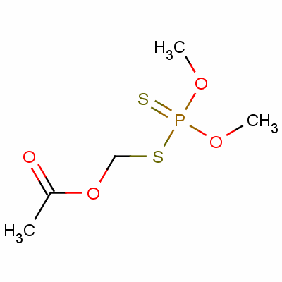 (二甲氧基膦硫代硫代)-乙酸甲酯結構式_1741-11-3結構式