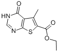 5-甲基-4-氧代-3,4-二氫噻吩并[2,3-d]-嘧啶-6-羧酸乙酯結(jié)構(gòu)式_17417-67-3結(jié)構(gòu)式