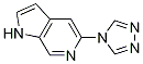 5-(4H-1,2,4-噻唑-4-基)-1H-吡咯并[2,3-c]吡啶結(jié)構(gòu)式_174610-13-0結(jié)構(gòu)式