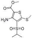 3-氨基-4-(異丙基磺?；?-5-(甲基硫代)噻吩-2-羧酸甲酯結(jié)構(gòu)式_175202-07-0結(jié)構(gòu)式