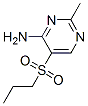2-甲基-5-丙磺?；?4-氨基嘧啶結(jié)構(gòu)式_175202-09-2結(jié)構(gòu)式