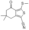 4,5,6,7-四氫-6,6-二甲基-3-(甲基硫代)-4-氧代苯并[c]噻吩-1-甲腈結(jié)構(gòu)式_175202-50-3結(jié)構(gòu)式
