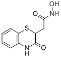 N-羥基-2-(3-氧代-3,4-二氫-2H-苯并[b][1,4]噻嗪-2-基)乙酰胺結(jié)構(gòu)式_175202-81-0結(jié)構(gòu)式